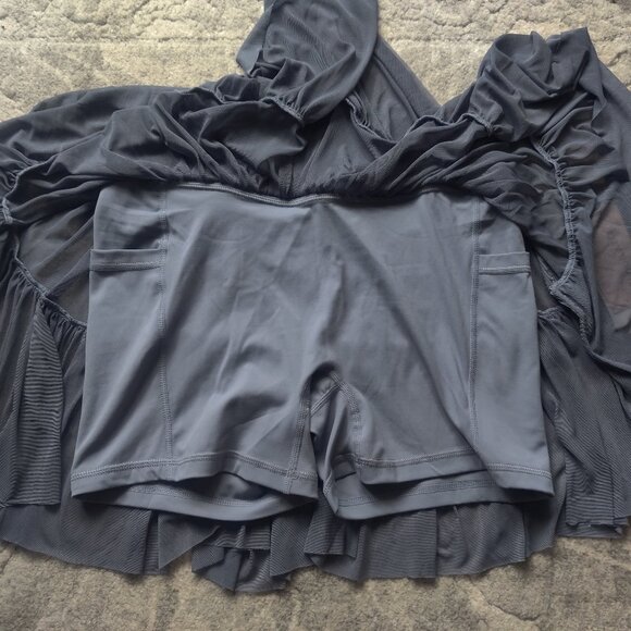 Blogilates Ballerina Skort - Steel Blue M NWT - Picture 8 of 11